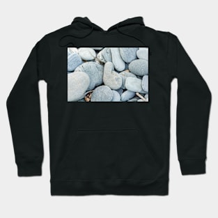 Stone in variety and colour on beach Hoodie